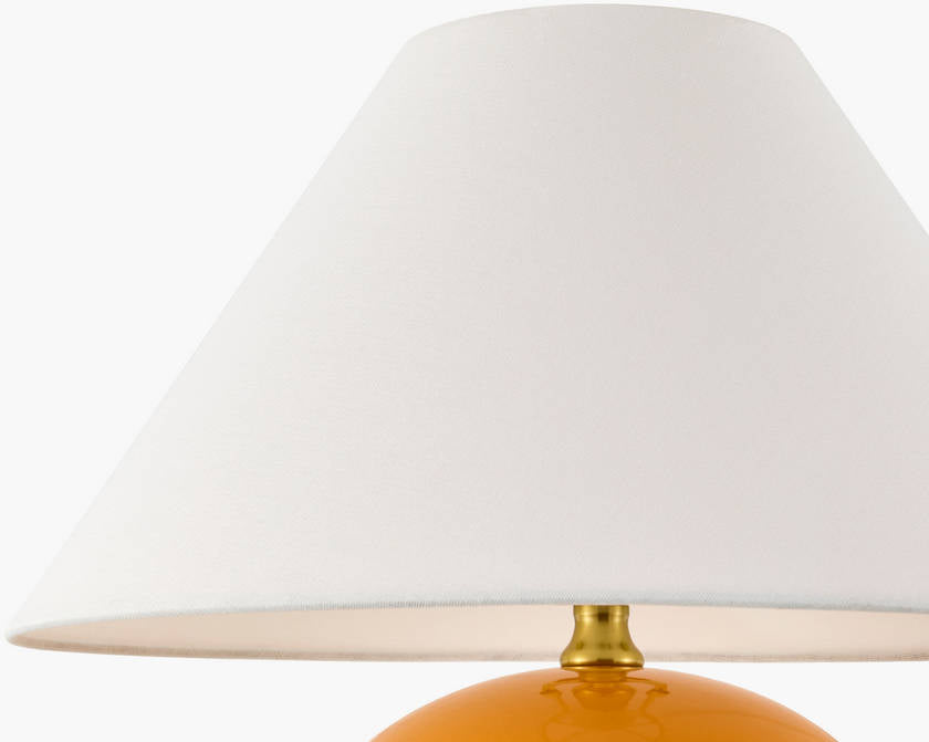 Shareka Traditional Orange Table Lamp