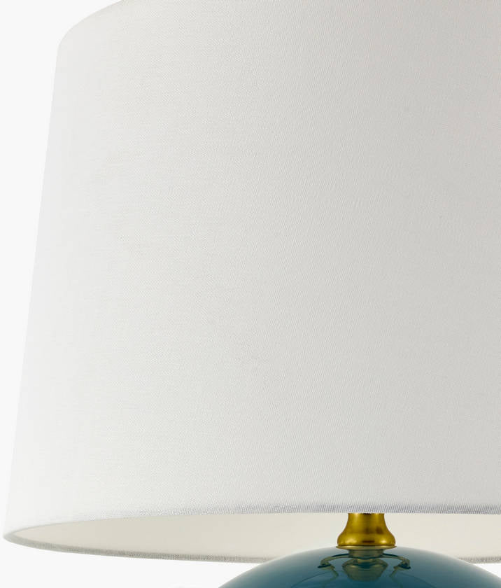 Demetris Traditional Blue Table Lamp