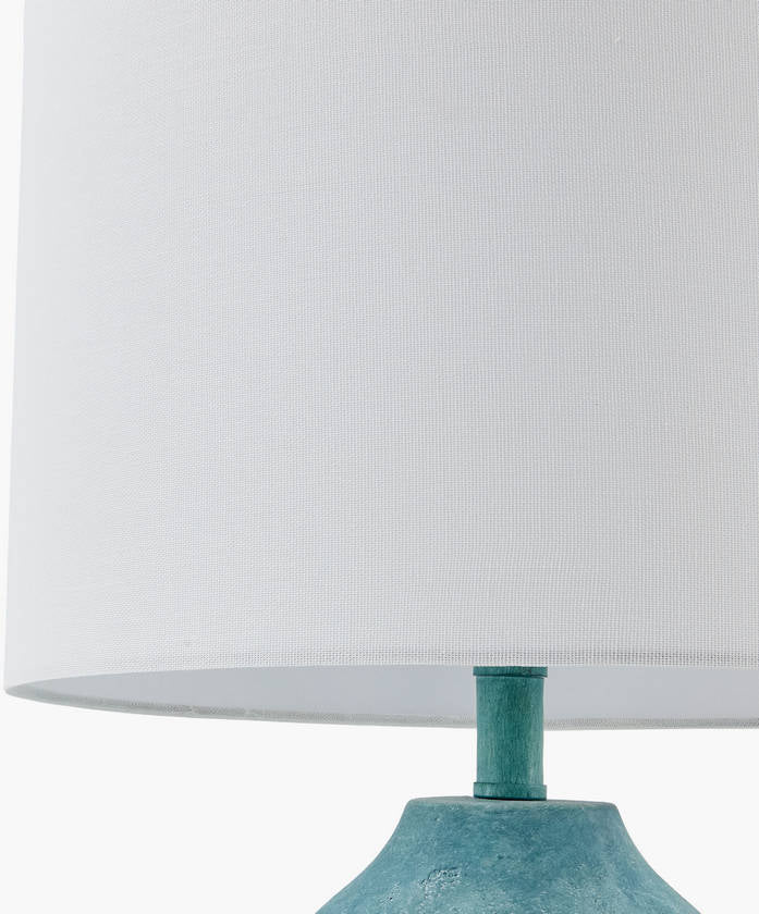 Wilbert Traditional Aqua Table Lamp