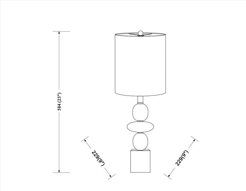 Maryann Modern White Table Lamp