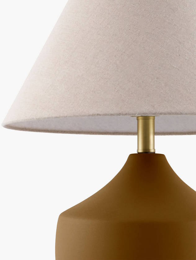 Zeke Rustic Brown Table Lamp