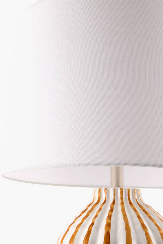 Hebah Rustic Tan Table Lamp