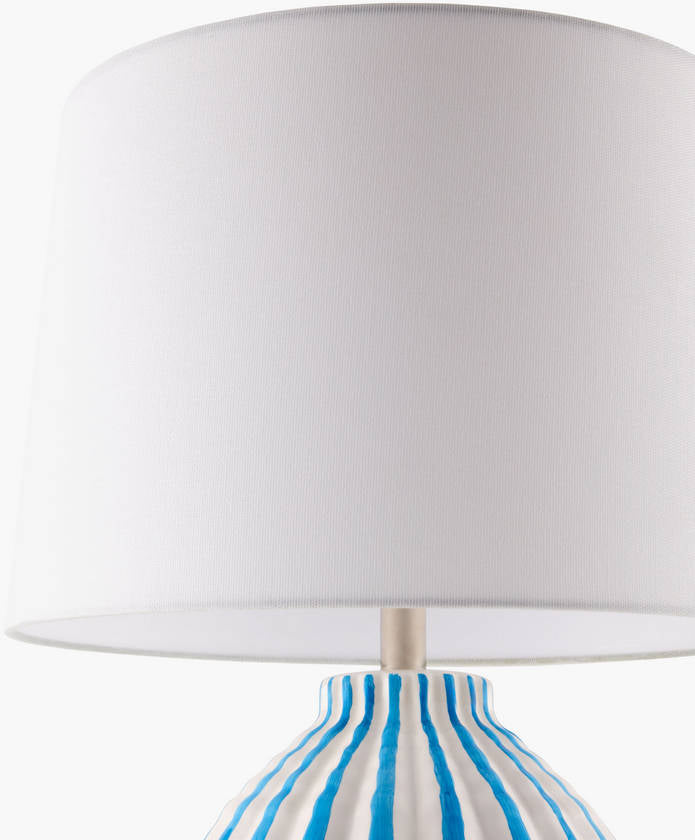 Hebah Rustic Aqua Table Lamp