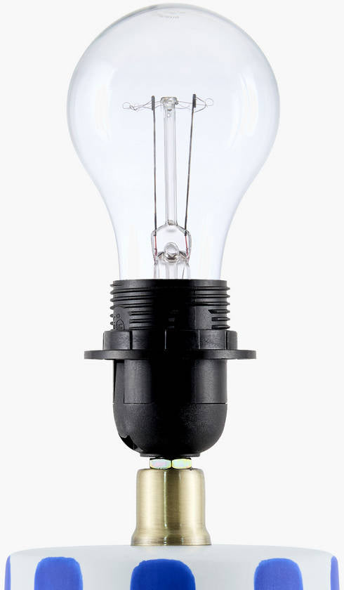 Deandrae Modern Dark Blue Table Lamp