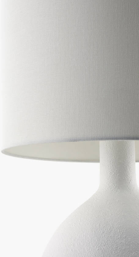 Rebeka Traditional White Table Lamp