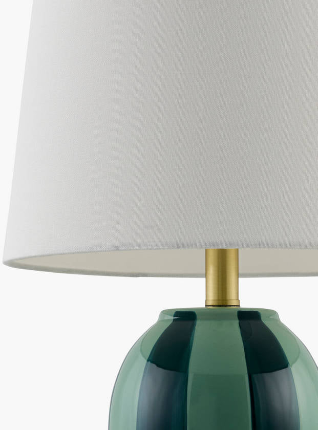 Deanndra Modern Dark Green Table Lamp