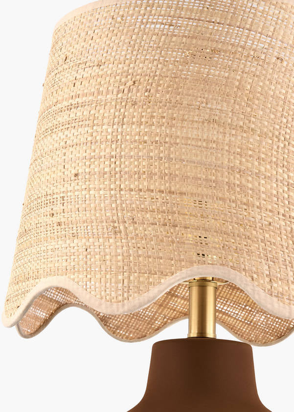 Tomothy Traditional Dark Brown Table Lamp