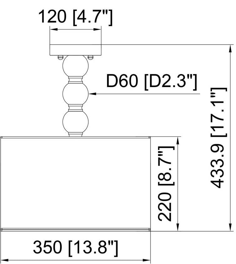 Ginnie Rustic Beige Ceiling Lighting