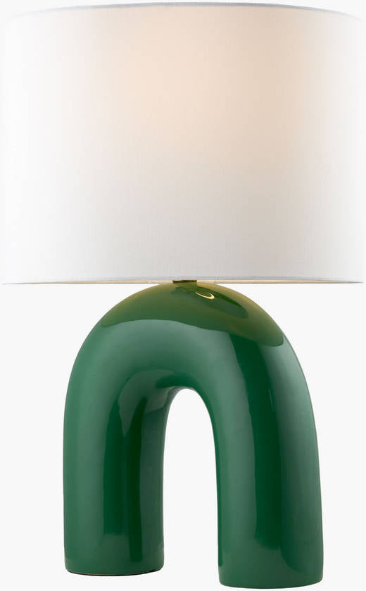 Charlyn Traditional Green Table Lamp