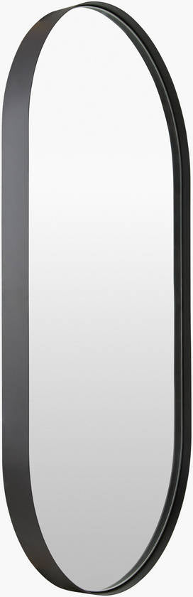 Riverwoods Modern Black Wall Mirror