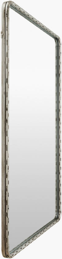 Tong Modern Metallic - Silver Wall Mirror