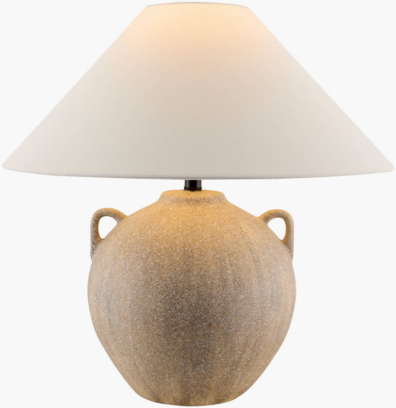 Aleah Traditional Brown Table Lamp