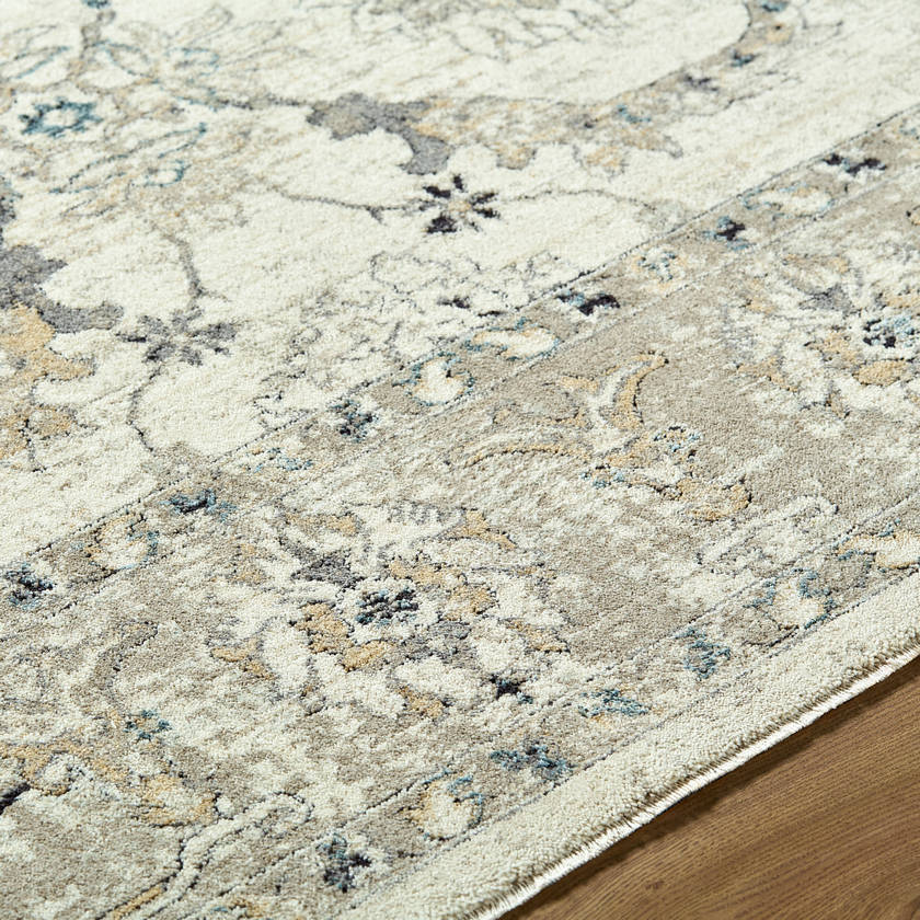 Yuji Traditional Cream Area Rug