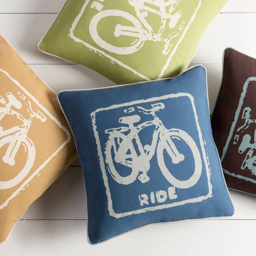 Beersel Denim Pillow Cover