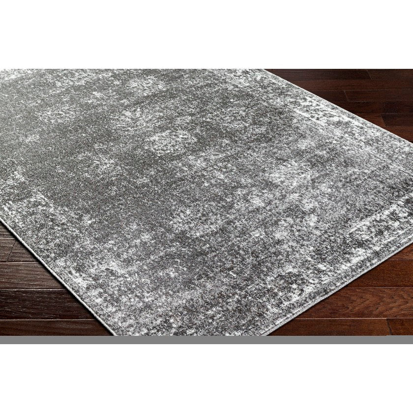 Yevette Traditional Dark Gray Area Rug