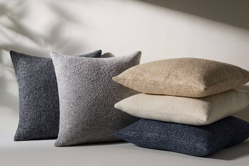 Perfecto Ink Blue Pillow Cover