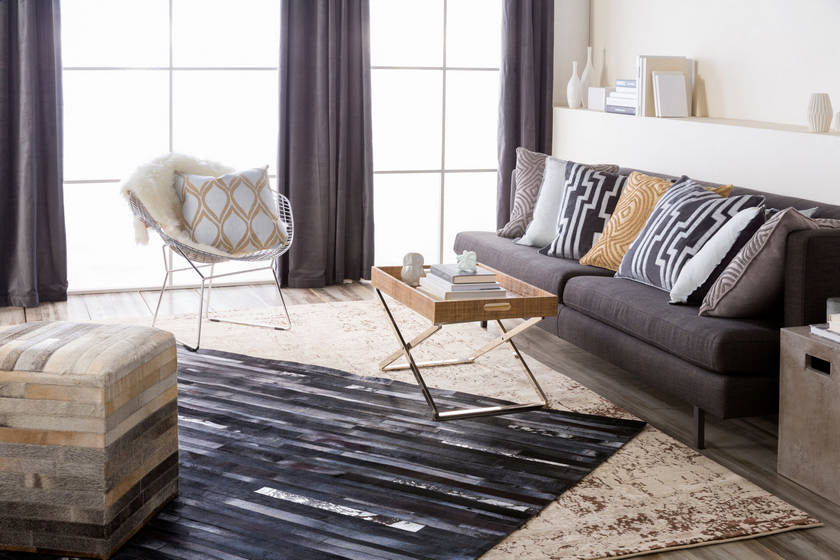 Grobrubbach Dark Brown Pouf