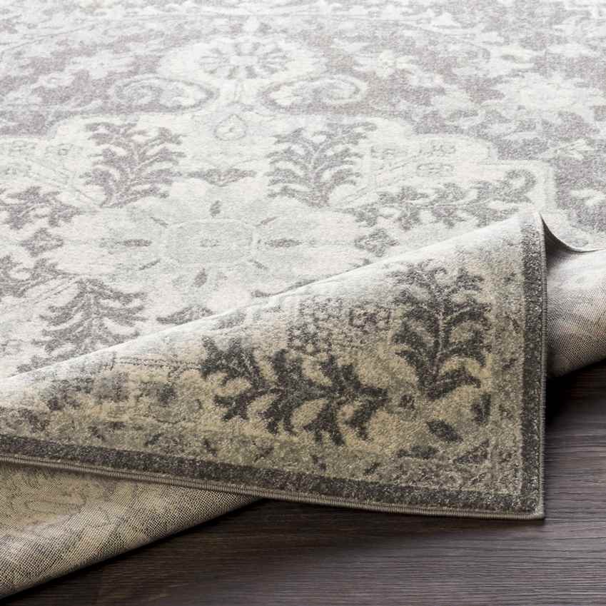 Olivia Traditional Black Area Rug