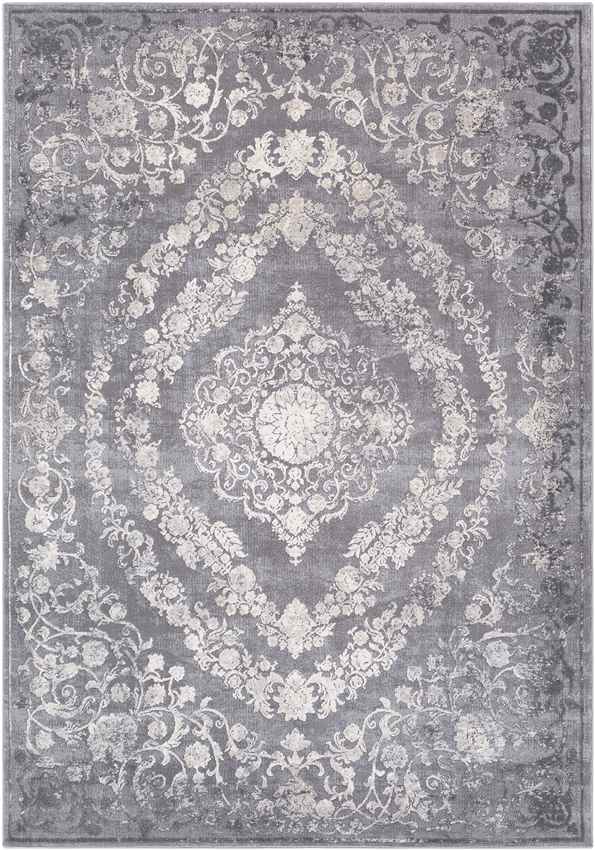 Nantes Traditional Gray Area Rug
