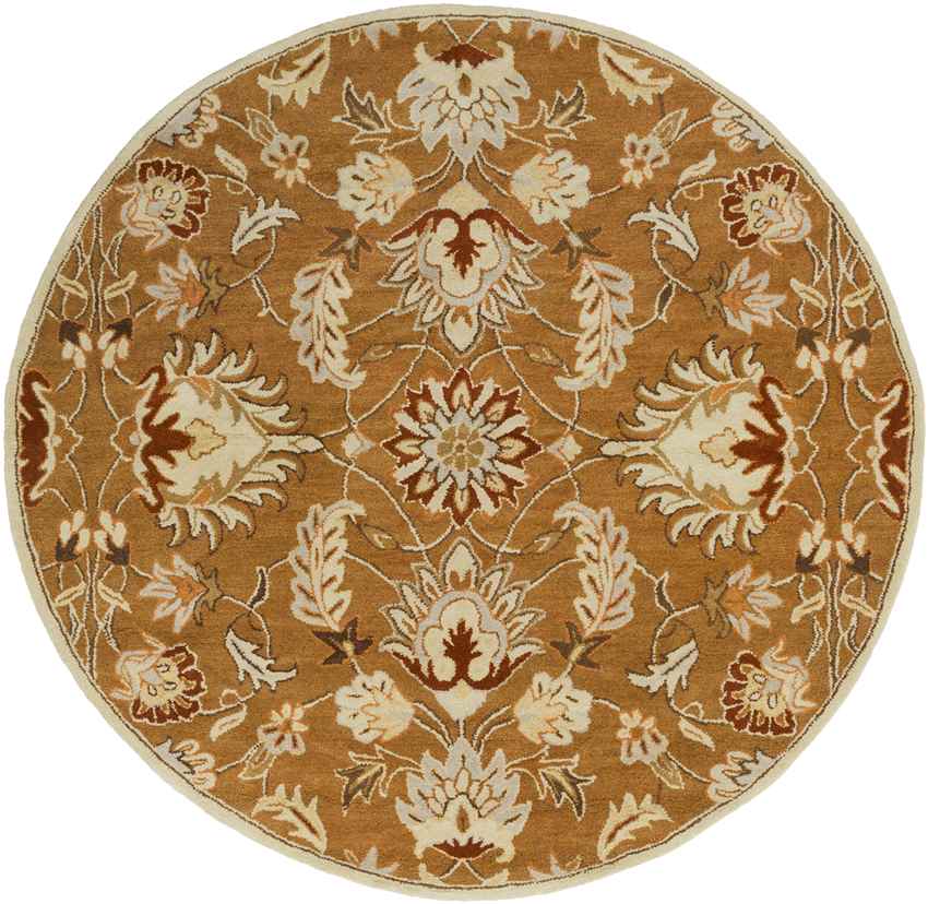 Hanna Traditional Brown Area Rug