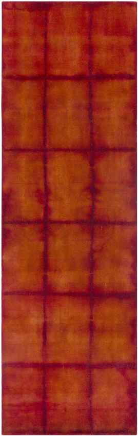 Conway Modern Burgundy Area Rug