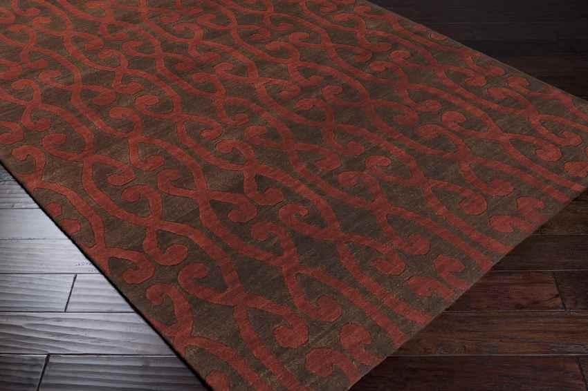 Dacono Modern Rust Area Rug