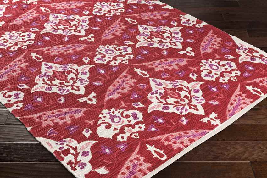 Dewey Global Red Area Rug