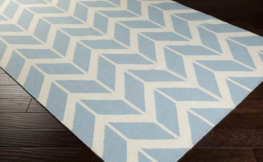 Dyer Modern Blue/White Area Rug