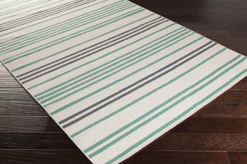 Epes Modern Green/Navy Area Rug