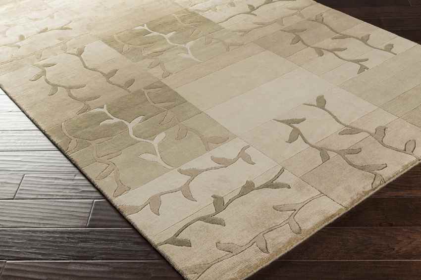 Haswell Modern Olive/Beige Area Rug