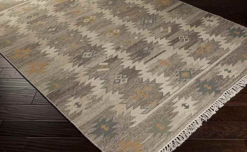 Hughes Rustic Beige/Camel Area Rug