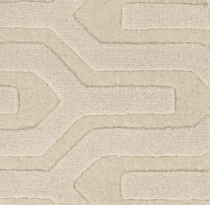 Line Modern Cream Area Rug