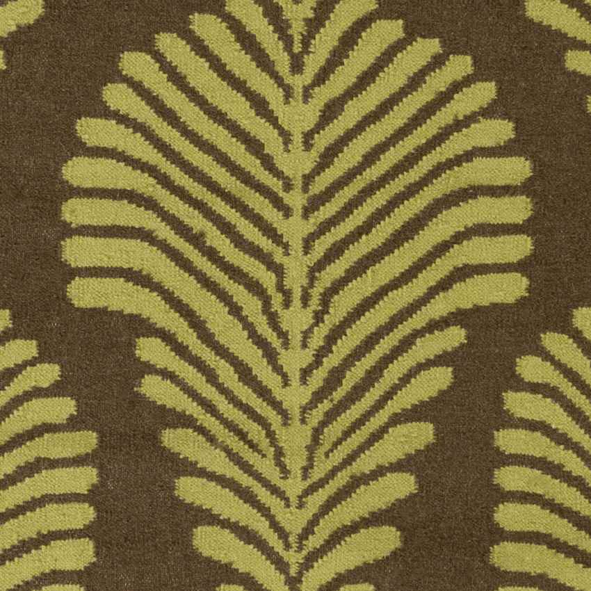 Millport Modern Lime/Dark Brown Area Rug