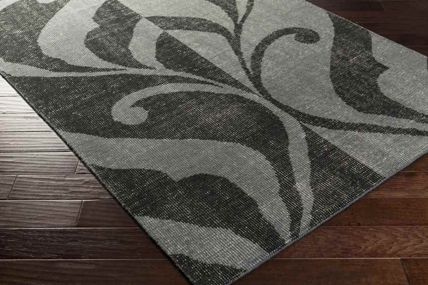 Pima Modern Black/Gray Area Rug