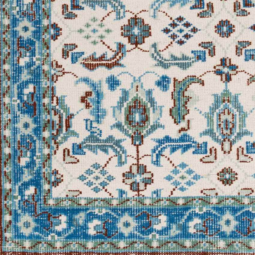 Treherne Traditional Blue Area Rug