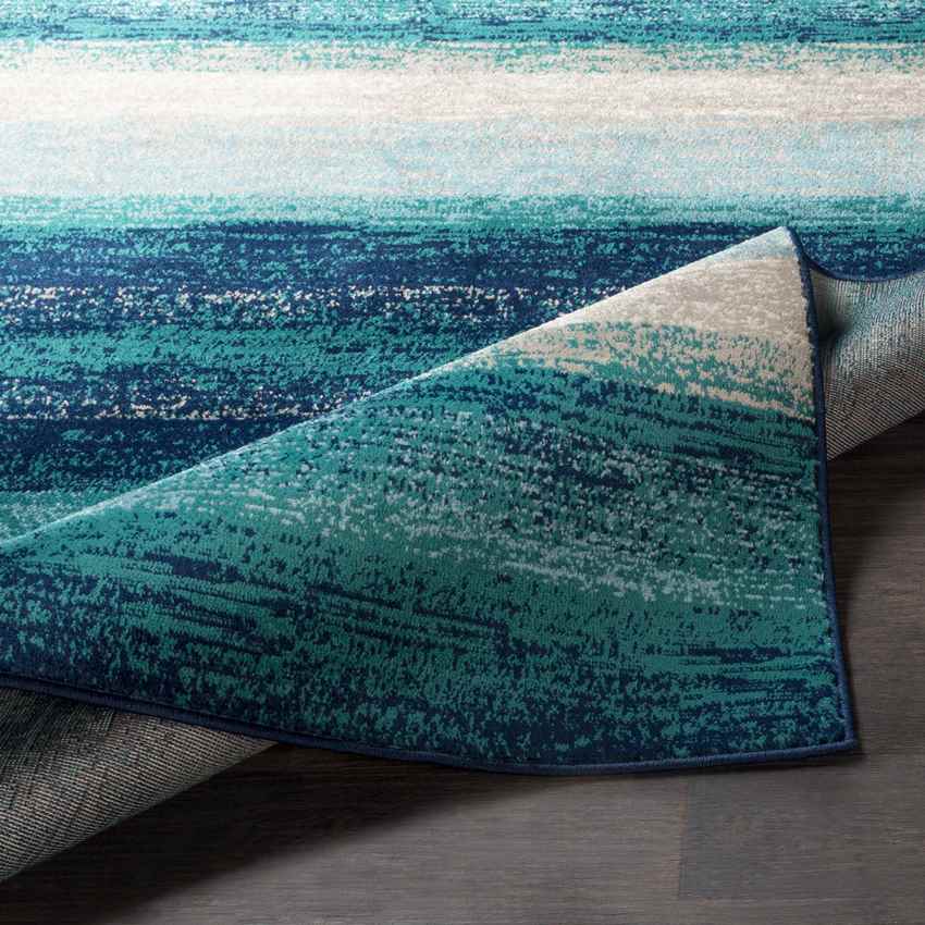 Rosthern Modern Teal Area Rug