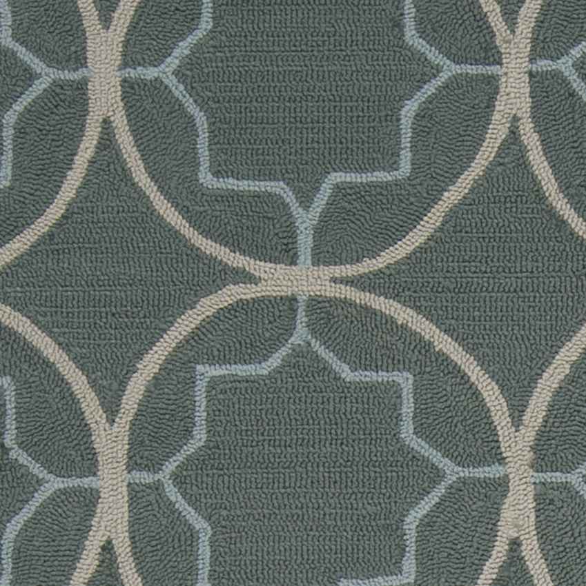 Oostwold Modern Teal Area Rug