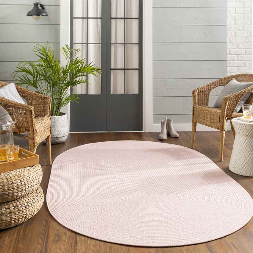 Cuijk Cottage Pale Pink Area Rug