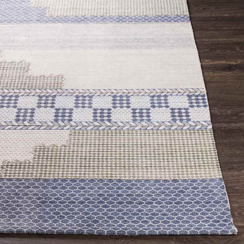 Everland Global Teal Area Rug