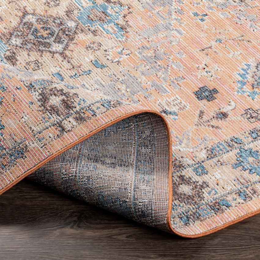 Graspeel Traditional Rust Area Rug