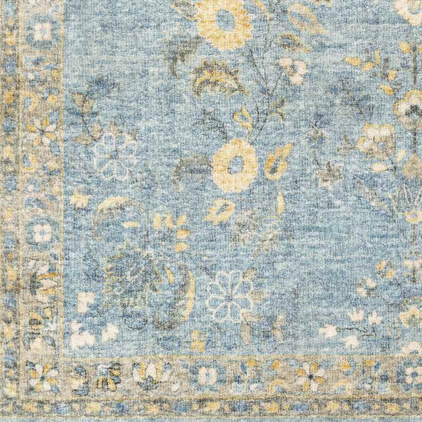 Heidveld Traditional Sky Blue Area Rug