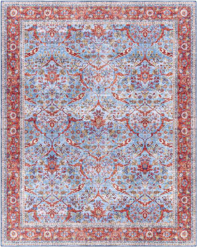 Looieind Traditional Red Area Rug
