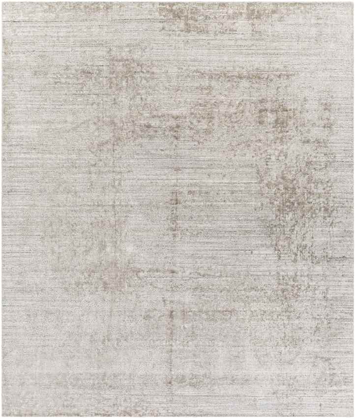 Roond Modern Medium Gray Area Rug