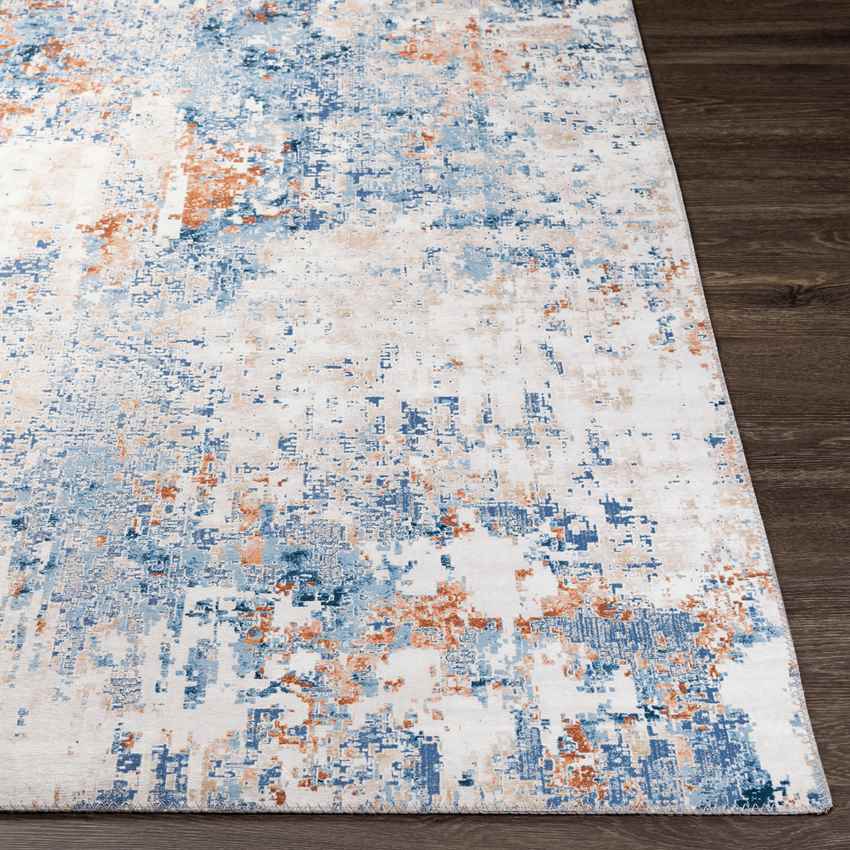 Zittard Modern Blue Area Rug