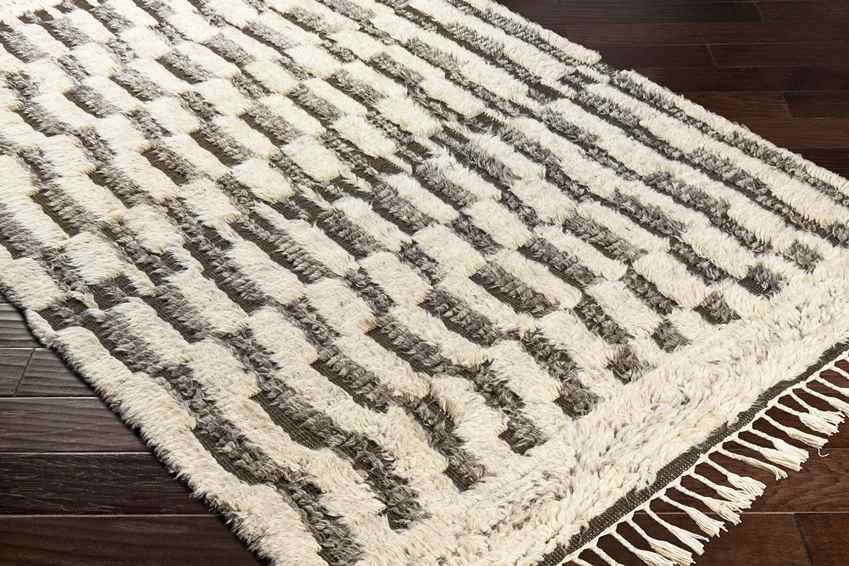 Well Global Charcoal Area Rug