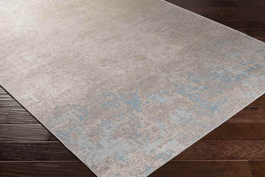 Hekkum Modern Grey Area Rug