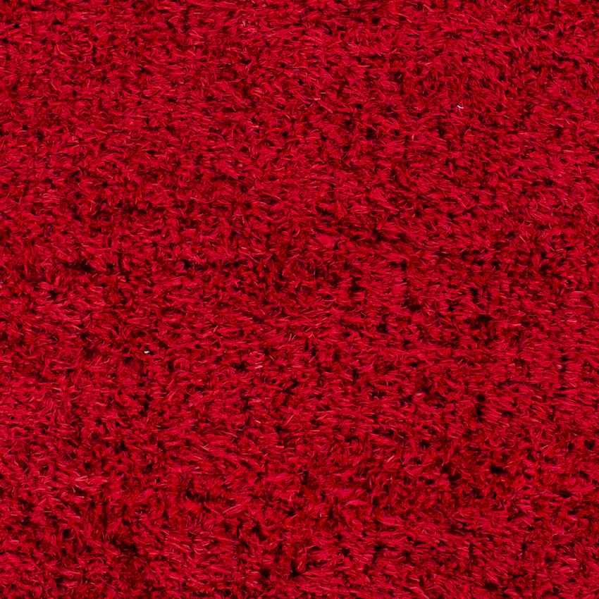 Abraham Modern Bright Red Area Rug