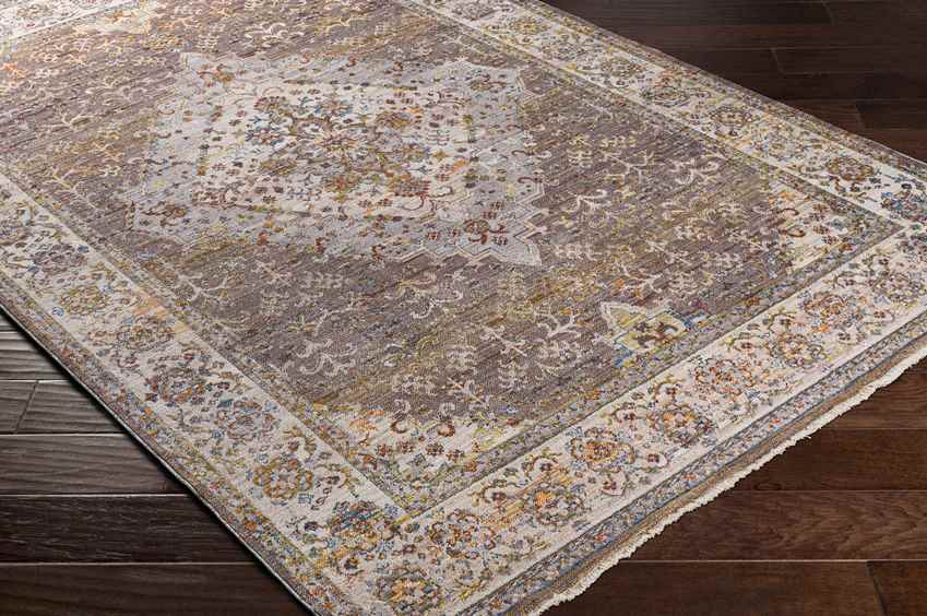 Todd Traditional Taupe Area Rug