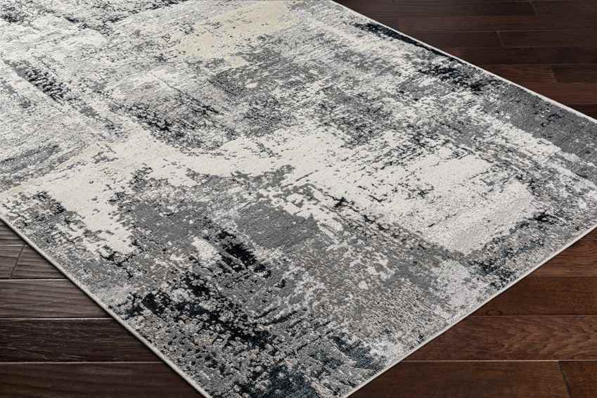 Lake Zurich Modern Charcoal Area Rug
