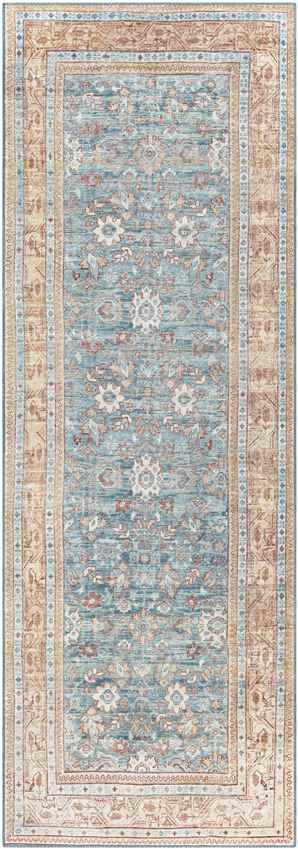 Orland Park Traditional Dark Blue Area Rug